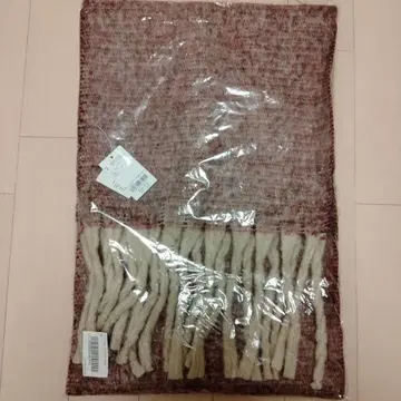 GREEN PARKS 레드 머플러 F 사이즈