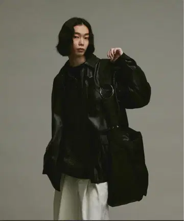 Nylon news paper shoulder bag