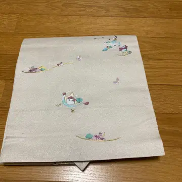 메르헨 나고야 오비 새 풍경 금 자수