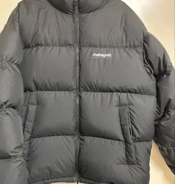 mahagrid 다운 자켓 L 블랙