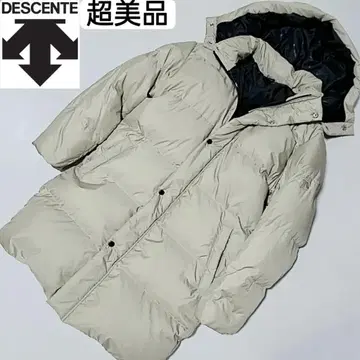 컨디션 최상 DESCENTE 벤치 코트 다운 롱 코트 S 사이즈