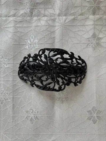 머리핀 프랑스제 블랙