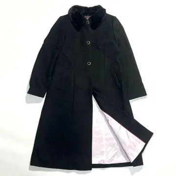 [ 컨디션 최상 ] TOCCA 트윙클 윈터 나이트 울 캐시미어 코트 블랙