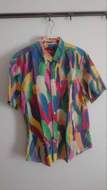 폴 스미스 컬렉션 페더 프린트 셔츠