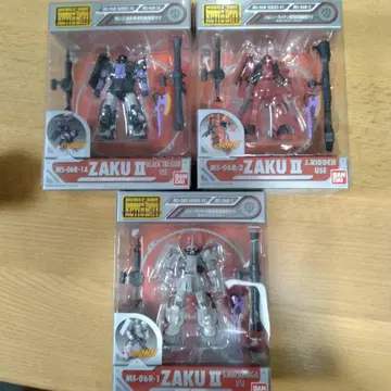 건담 MOBILESUIT IN ACTION 지온군 자쿠 3체 세트