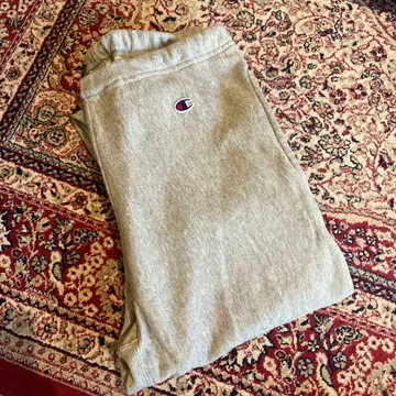 Champion 스웨트 팬츠 그레이 S