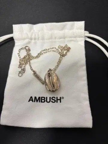 AMBUSH 실버 목걸이