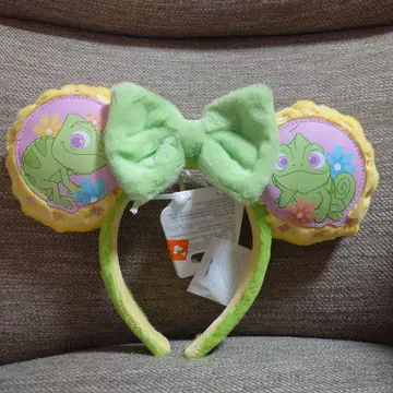 홍콩 디즈니랜드 라푼젤 파스칼 머리띠