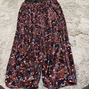 marble SUD 플라워 프린트 와이드 팬츠