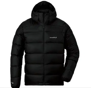 미사용 새상품 mont-bell 라이트 알파인 다운 후드티 XL 블랙
