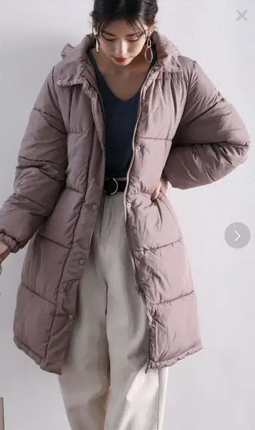 classicalelf 다운 자켓 롱 기장