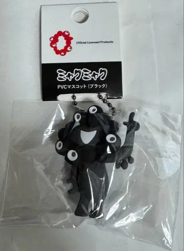 블랙 미야쿠미야쿠 C 입체 PVC 마스코트 (블랙) 키링 간사이 만박