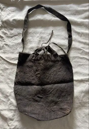 takeshi kanda 신다 토라시 숄더백 시부카키 염색 사선 가케