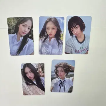 newjeans how sweet 공개방송 사전녹화 트레이딩 카드 5장