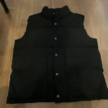 리사이클 다운 베스트 L 사이즈 블랙 탑밸류 남성용