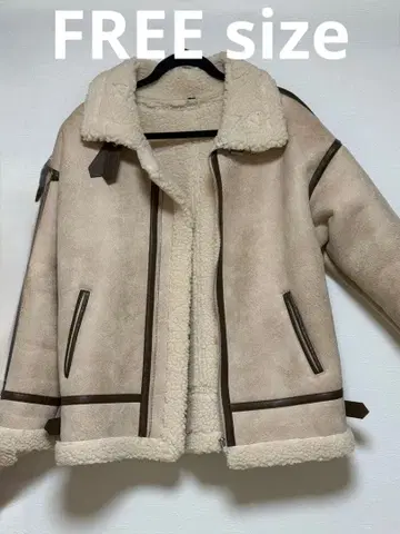 [ RIKKA FEMME ] 무스탕 자켓 프리 사이즈