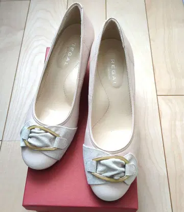 [컨디션 최상] REGAL 플라티나 바이컬러 펌프스