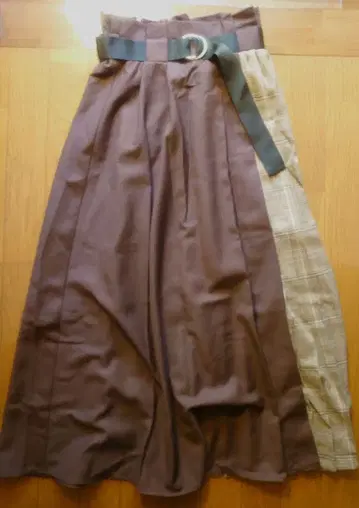 Barak 플리츠 롱 스커트