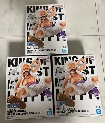 KING OF ARTIST 몽키 D 루피 기어 5 III 3체 세트