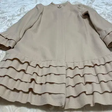 엠즈 그레이시 40 L 사이즈 티어드 롱 코트 코트 긴팔