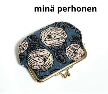 미나 페르호넨 최신 rosy 로지 가마구치 지갑 카드 파우치