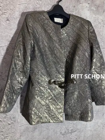 PITTSCHON 노카라 자켓 아우터 점퍼 이탈리아제