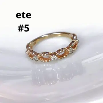 ete 시스루 지르코니아 핑키링 5호 925