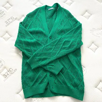 ZARA 자라 가디건 그린 메쉬