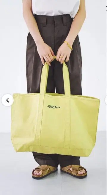 L.L.Bean [ LEE 별주 ] [ 세탁 가능 ] 그로서리 토트