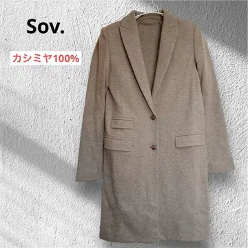 새상품급 Sov. 소브 캐시미어 100% 체스터 코트 아우터