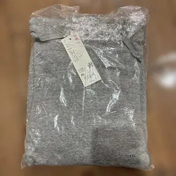 유니클로 맨투맨 풀오버 후드티 그레이