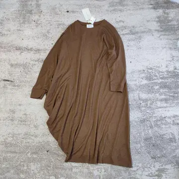 택 포함 미사용 CLOCHE 울 혼방 비대칭 원피스 일본제