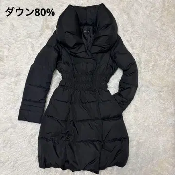 [컨디션 최상] RULe 룰 롱 다운 코트 숄카라 볼륨 옷깃