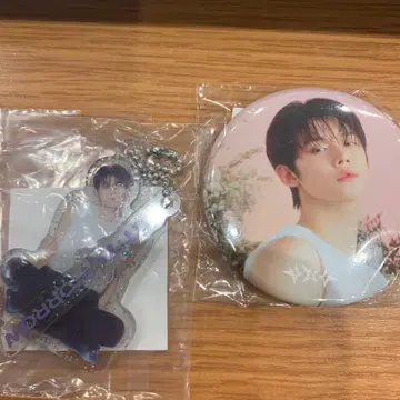 TXT 뿔바투 캡슐 토이 영준 캔뱃지와 아크릴 키링