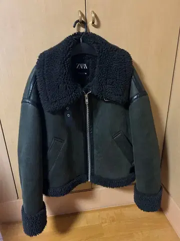 ZARA 자라 보아 라이더 자켓 블랙 M 사이즈