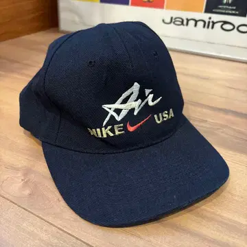 나이키 네이비 캡 Air USA 빈티지