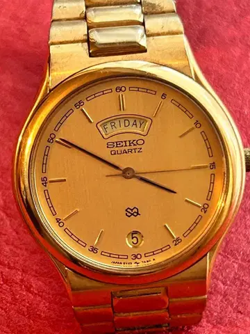 SEIKO 세이코 SQ 데이데이트 쿼츠 새상품 배터리 교체 완료