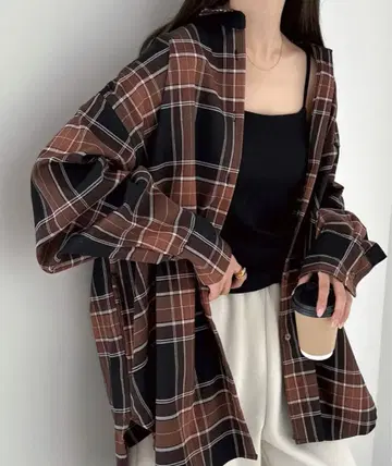 andme 체크 무늬 셔츠