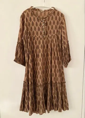 [ 새상품급 ] 에스닉풍 개더 원피스