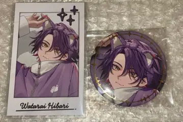 pajama party!! 와타라이 히바리 캔뱃지 폴라로이드