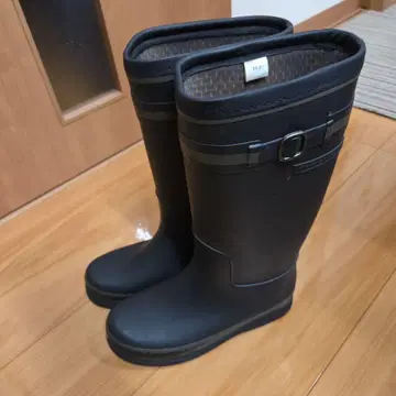 레이디 롱 장화 블랙 24 사이즈