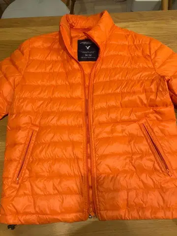 AMERICAN EAGLE OUTFITTERS 오렌지 다운 자켓