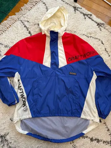 CRAFTWORK 나일론 자켓 빨간색 파랑