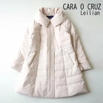 새상품급 레리안 캐릭터 오클러스 허리 드로스트 다운 코트 크림 9