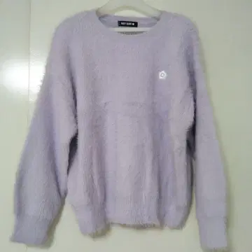 라벤더 니트 스웨터 M 사이즈