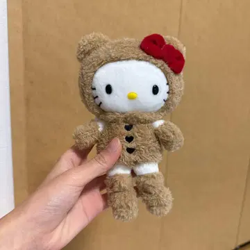 헬로키티전 50주년 한정판 봉제 인형 마스코트 곰 수트 곰 인형