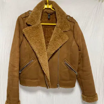 ZARA trf collection 브라운 라이더 자켓 M