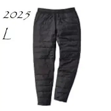 워크맨 워셔블 퓨전 다운라이트 팬츠 발수 방한 블랙 L