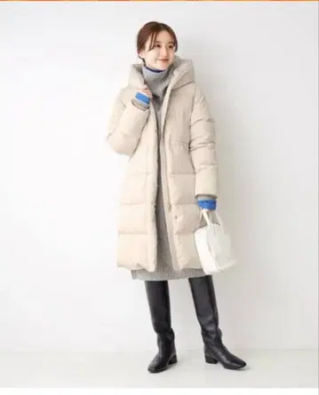 IENA 숄 후드 코트 내추럴 36