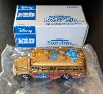 디즈니 토미카 D캡슐 VOL.2 보닛 버스 지니 1 골드